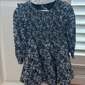 Janie and Jack Navy Floral Kids Dress